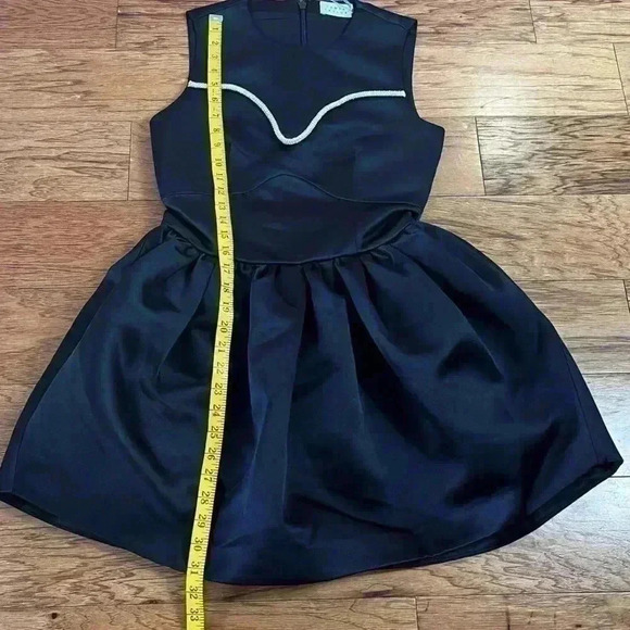 Tanya Taylor Mini Dress 2 Coquette Old Money Glam Audrey Hepburn Swiftie NYE - Picture 7 of 14